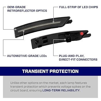 【プレミアLED美容ライト】　M_A-1 Amazon.com: Form Lighting LED Sidemarkers compatible with